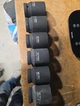 Set Of 6 Vct Tools Chrome Vanadium 1" Drive Impact Sockets 1 5/8" Thru 2". Fixed Price $85.00.