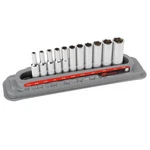 Ingersoll Rand 11 Piece 1/4 Inch Drive Sae 6 Point Deep Socket Set - 752046x. Fixed Price $32.99.