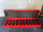 Mixpower 10 Pcs 3/8" Drive Standard Universal Impact Socket Set Metric 10-19mm. Fixed Price $40.00.