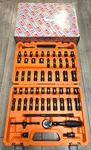 Disen 57pc 1/4" Drive Master Sae & Metric Short Deep Impact Socket Tool Set. Fixed Price $102.29.