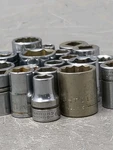 Duro Indestro Mixed Usa Socket Lot 19pc Drive Sae 6 12 Point Vintage. Fixed Price $14.87.