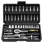 46 Pieces Drive Socket Ratchet Wrench Set, 1/4 Inch Metric Ratche.... Fixed Price $42.80.