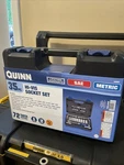 Quinn Hi-vis 3/8 Drive Socket Set Sae And Metric 35 Pieces Brand New Sealed. Fixed Price $20.00.