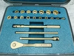 New Ampco Socket Wrench Set, Non Magnetic, Sparking, 1/2" Drive, 6 Pt, W-260. Fixed Price $800.00.