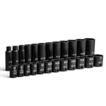 Capri Tools 3/8 In. Drive Sae Shallow And Deep Impact Socket Set (24-piece). Fixed Price $83.83.