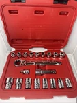 Craftsman 29308 20pc Metric Sae Ratchet Socket Set Rare. Fixed Price $75.00.