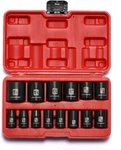 14 Pieces 1/2-inch Drive Shallow Impact Socket Set, 3/8-inch To 1-1/4 Inch, Cr-v. Fixed Price $31.95.