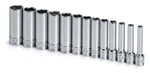 Sk Tools 1312 13 Piece 1/4" Drive 6 Point Deep Metric Chrome Socket Set Usa Made. Fixed Price $151.99.