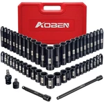 Aoben 1/4-inch Drive Impact Socket Set, 54 Pieces, 6 Point, Sae/metric, (5/32.... Fixed Price $73.76.