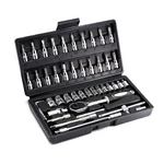 Yufanya 46pcs 1/4 Inch Drive Socket Set,metric Ratchet Wrench Set With 4-14mm.... Fixed Price $22.47.