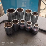 Snap-on 9 Piece Socket Set Usa Fm Series Metric 3/8 Drive. Fixed Price $107.50.