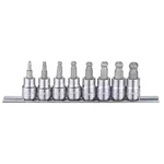 Westward 3/8" Drive Socket Bit, Metric, 7 Pcs 54tm57. Fixed Price $43.99.