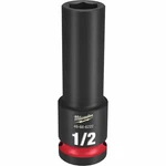 Milwaukee 49-66-6222 Shockwave 1/2in Drive Deep 6-point Socket. Fixed Price $16.01.