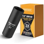 Tightspot 1/2 Inch Drive 21 Mm Deep Impact Socket With Anti-rounding 6 Point .... Fixed Price $22.51.