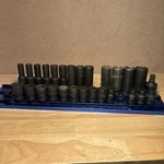 Mac Expert 27pc 1/2" Drive Deep & Standard Impact Metric Socket Set E041641 Read. Fixed Price $219.99.