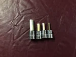 Snap On 4pc Hex Bit Metric Socket Lot Fam12e, Fam10e, Fam7 & Fam6e. Fixed Price $30.00.