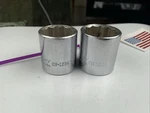 Husky 2pc 3/8 Drive 12pt Sockets, 13/16 Cb-1226 & 7/8 Cb-1228, Usa Purple. Fixed Price $6.50.
