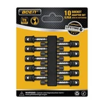 Boen 10-piece 3/8" Drive Impact Grade Socket Adapter Set, 1/4-inch. Fixed Price $30.51.