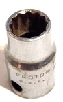 Proto 9mm Socket 3/8 Drive 1" Length 12 Point 5209 M Made In Usa. Fixed Price $10.00.