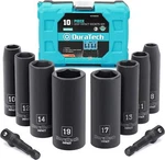 Duratech 10 Piece 3/8 Inch Drive Impact Socket Set, 3/8" Drive, Deep, 10pcs. Fixed Price $43.99.