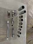 Lot Of 15 Vintage Usa Craftsman Sockets Drive Various Size Types Guc. Fixed Price $67.15.