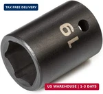 Tekton 1/2 Inch Drive X 19 Mm Shallow 6-point Impact Socket Sid22119. Fixed Price $19.29.