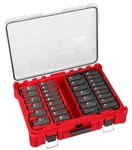 Milwaukee 49-66-6806 Shockwave Impact Duty Socket 1/2 Dr 31pc Packout Set. Fixed Price $197.75.