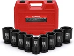 Casoman 1-inch Drive Spindle Axle Nut Impact Socket 9pcs (1 Inch - 2 Inch). Fixed Price $111.64.