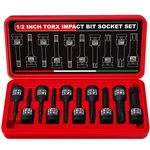 Aiourx 1/2" Drive Master Impact Torx Bit Socket Set 10-pieces: T25 - T80. Fixed Price $54.20.