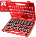 Carbyne Impact Socket Set, 40 Pieces Sae & Metric - Standard And One Size. Fixed Price $140.99.