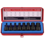 Genius Tools 8 Piece 1/2" Dr. Metric Hex Impact Bit Socket Set (cr-mo) - Th-408m. Fixed Price $79.57.
