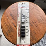 Amsco 9 Pc. 1/4" & 3/8 Inch Square Drive Star Socket Set. Fixed Price $15.00.