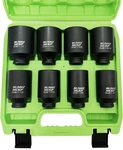 Sunhzmckp 1/2" Drive Deep 6-point Impact Socket Set, 8-piece Standard Sae Spindl. Fixed Price $56.74.