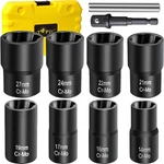 Topec Bolt Extractor Set, 10 Piece Lug Nut Remover Socket Tool, 1/2" Drive Im.... Fixed Price $43.74.