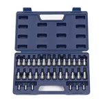 32pc 1/4"&3/8"drive Bit Set.torx,screwdriver,sae&metric Hex Socket Bits Williams. Fixed Price $77.37.