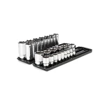 Tekton Shd92205 1/2 Inch Drive 6-point Socket Set With Rails And Trays,. Fixed Price $171.99.