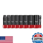 Titan 48301 9-piece 3/8-inch Drive Sae Deep Impact Socket Set 6-point Sizes. Fixed Price $33.09.