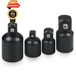 Utoolmart 4 Piece Impact Socket Adapter Set, 1/4" - 3/8" 1/2" Black. Fixed Price $14.99.