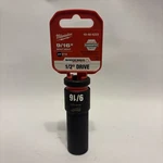Milwaukee Tool 49-66-6223 9/16 In. Shockwave Impact Duty 1/2 Drive Deep. Fixed Price $7.00.
