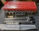 Proto 20 Piece Socket Set W/metal Box 3/4" Drive 12 Pt J55102a. Fixed Price $1552.90.