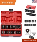 Mixpower 14-piece Shallow Impact Socket Set For Enhanced Torque And Durability. Fixed Price $50.89.