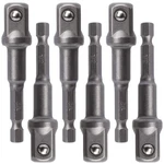 Oiiki 6 Pack 1/2 Inch Square Socket Adapter Bit Set, Impact Driver Power Bits.... Fixed Price $33.45.