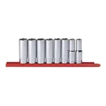 1/2 In. Drive 6-point Deep Sae Socket Set (8-piece). Fixed Price $46.74.