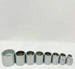 Sk Tools 3/8 Drive 12 Point 8 Pc Sae Standard Fractional Socket Set 5/16 - 15/16. Fixed Price $64.99.