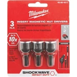 Milwaukee 49-66-4517 Shockwave 1/2 In. Insert Nut Driver Set (3 Pk). Fixed Price $20.99.