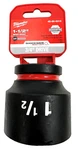 Milwaukee 49-66-6315 3/4" Drive Standard Length Impact Socket 1-1/2" 6 Point. Fixed Price $22.99.