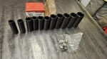 Proto J74112 C4031085 11-pc 1/2" Drive 1/2"- 1-1/8" 6-pt Deep Impact Socket Set. Fixed Price $140.00.