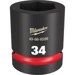 Milwaukee 49-66-6599 Shockwave 1in Drive 34mm 6-point Impact Socket. Fixed Price $39.99.