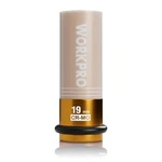 Workpro 1/2" Drive Lug Nut Impact Duty Socket, 19mm Deep Thin Dr X. Fixed Price $19.92.