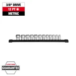 Milwaukee Tool 12pc 3/8 Inch Drive 12-point Metric Socket Set. Fixed Price $48.16.